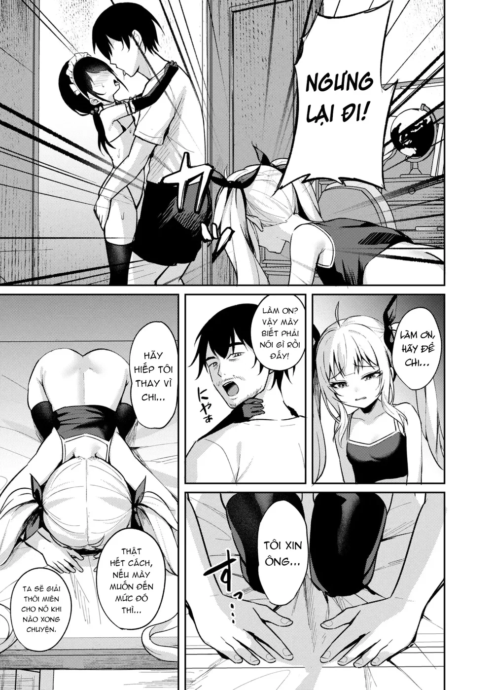 Ông chú dạy cháu gái bố láo bằng cách thôi miên - Chap 3: +1 máy xuất vào trong - 16
