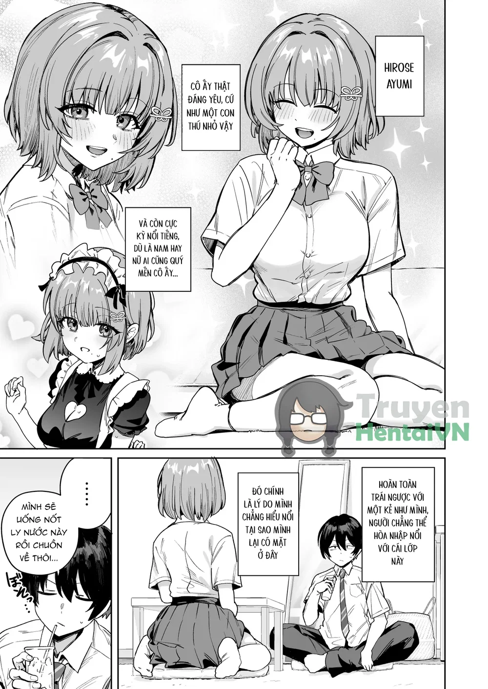Class de Kakure Ninki no Hirose-san ga Guigui k... - Chap 1 - 7