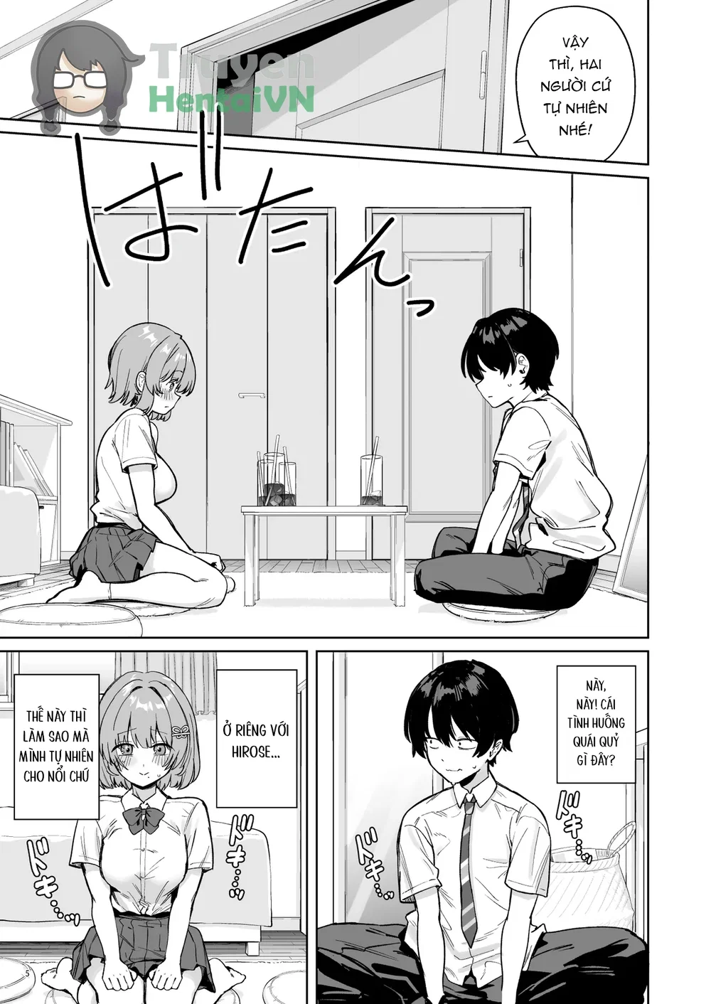 Class de Kakure Ninki no Hirose-san ga Guigui k... - Chap 1 - 9