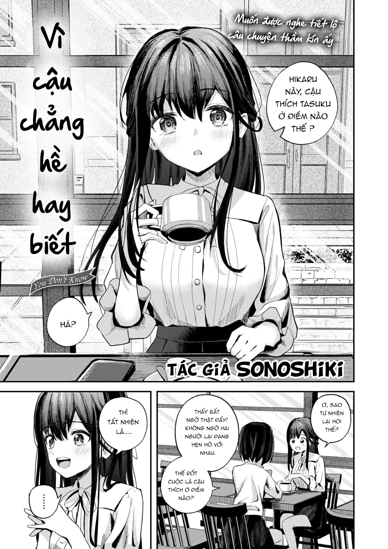Vì mày không biết. - Chap 1 - 2