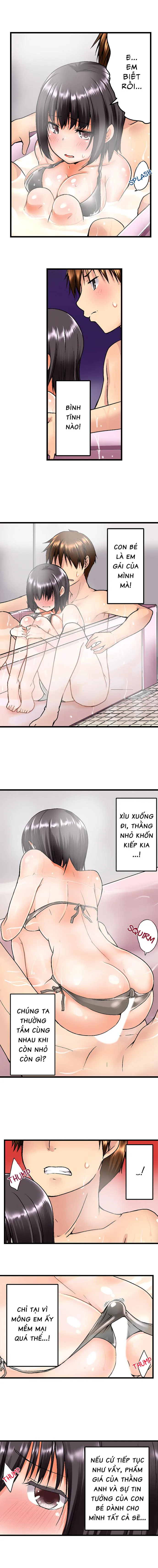 Anh trai trượt vào trong tôi khi tắm chung [Ove... - Chap 2 - 3