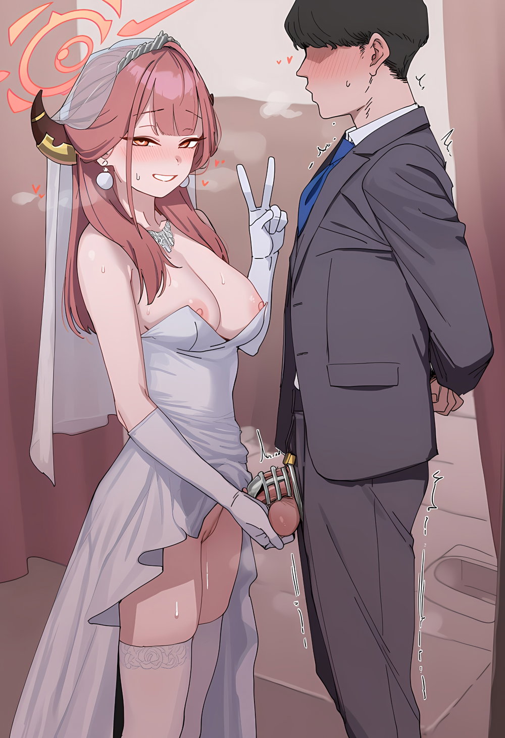 Tổng hợp NTR của tác giả Unknownn - Rikuhachima Aru Bluearchive - 61