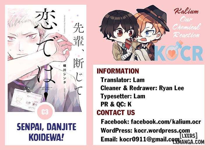 Senpai, Danjite Koidewa! - Chap 3 - 32