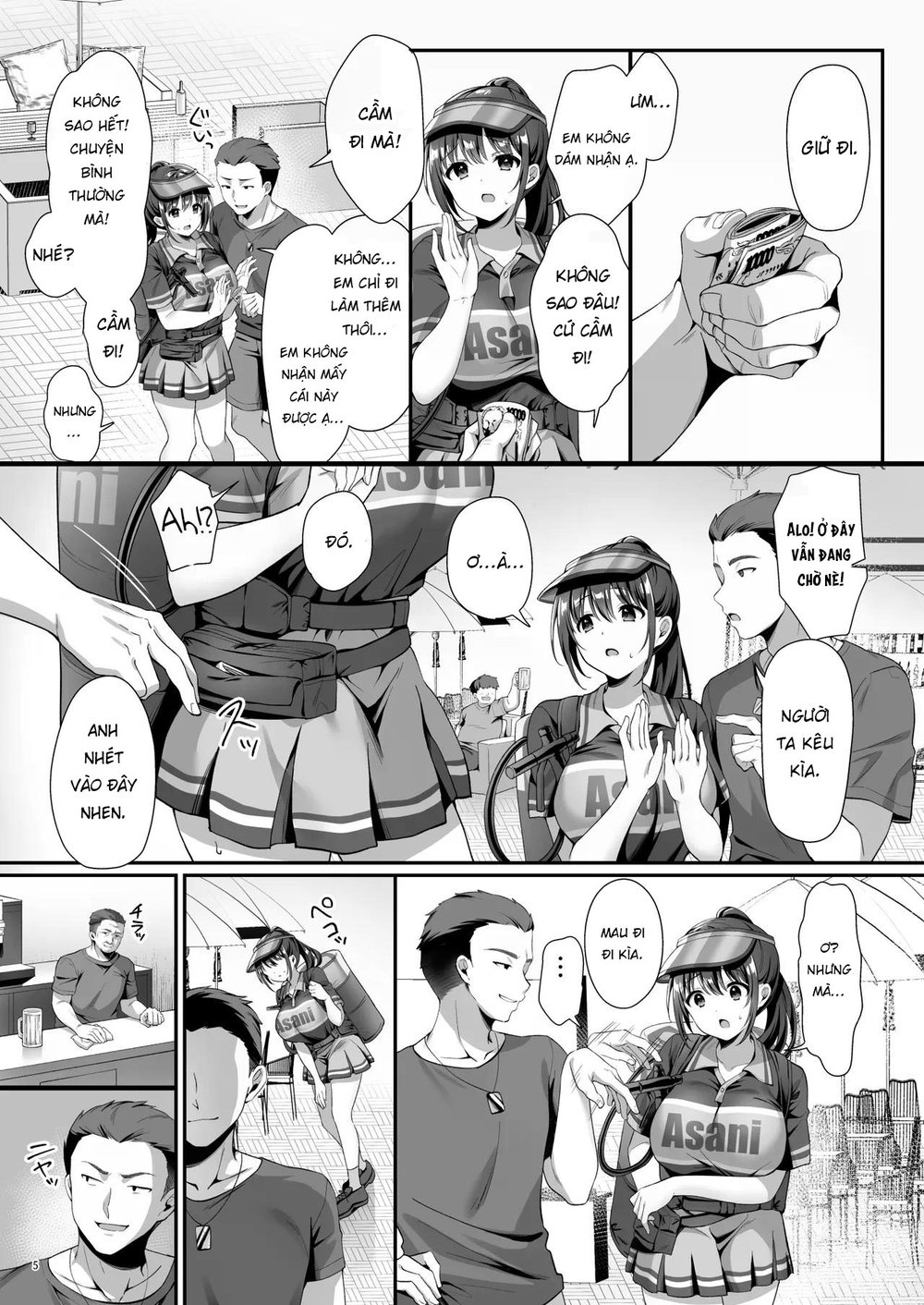 Watashi, Nusundemasen! Beer Garden no Uriko Bai... - Chap 1 - 9