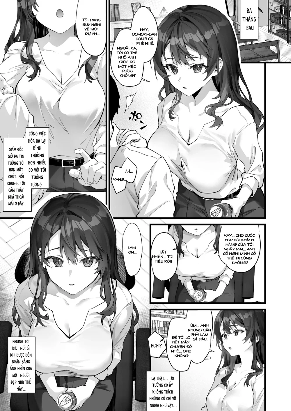 JK Chuutai Tsuyogari Shachou ga Buka no Fusei n... - Chap 1 - 5
