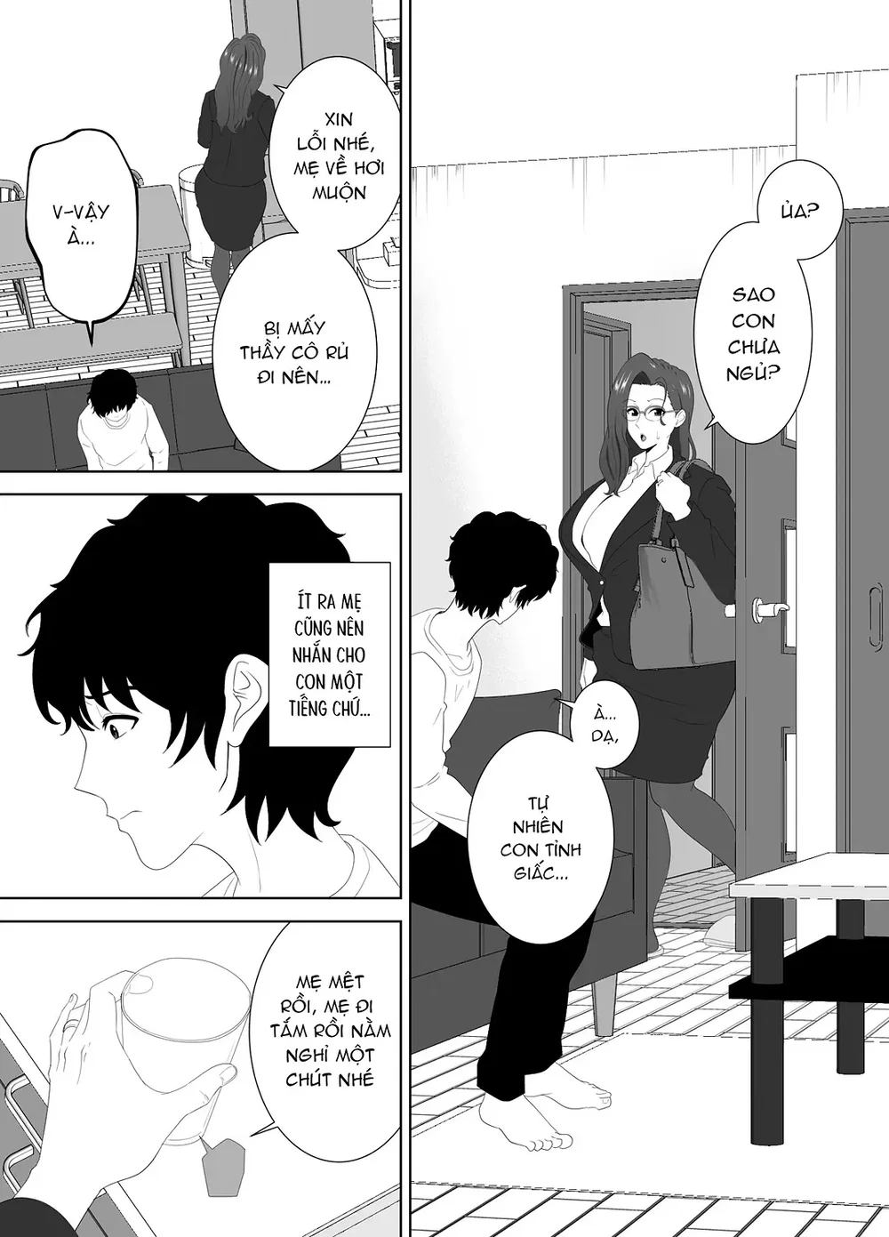 Người mẹ sa ngã sau giờ học: Bản ghi chép còn l... - Chap 1 - 22