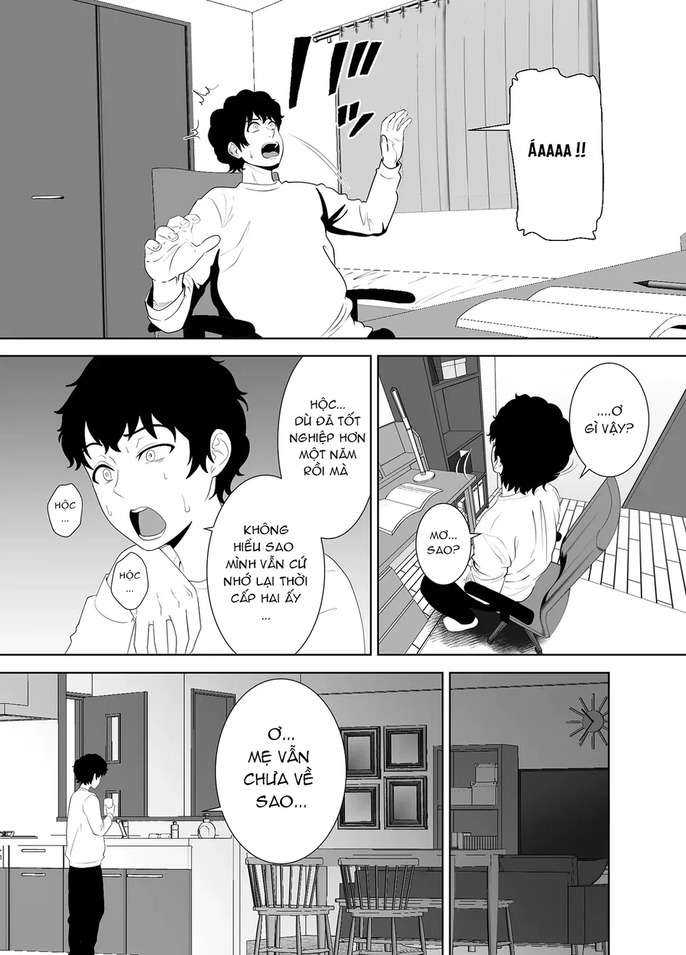 Người mẹ sa ngã sau giờ học: Bản ghi chép còn l... - Chap 1 - 4