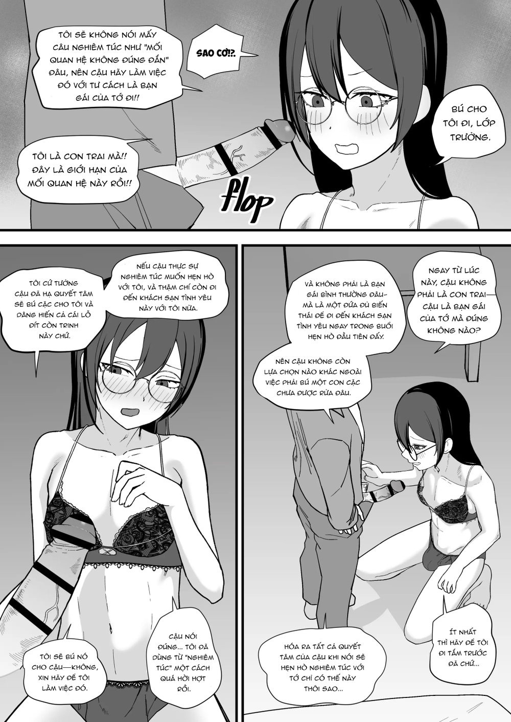 Mối quan hệ bí mật với lớp trưởng - Chap 1 - 10