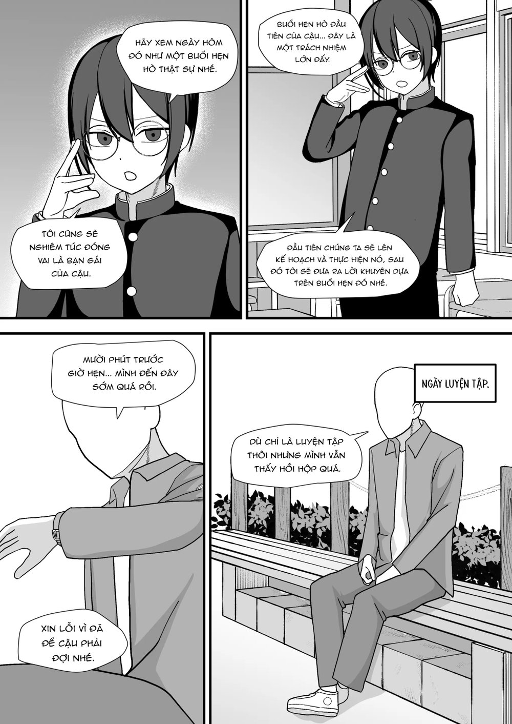 Mối quan hệ bí mật với lớp trưởng - Chap 1 - 4