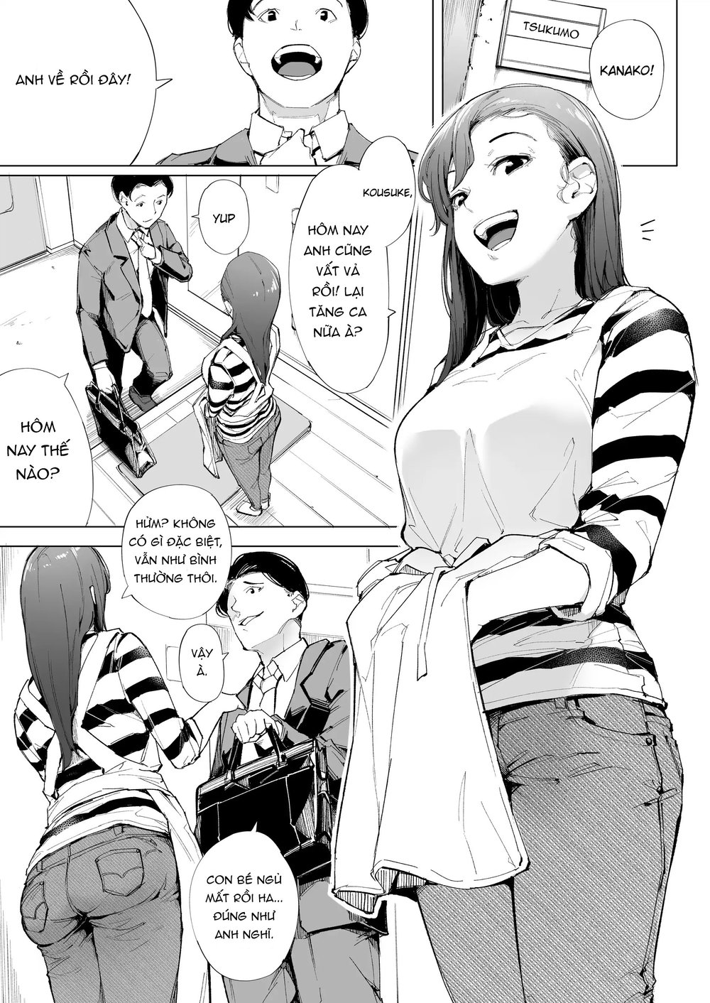 Watashi wa Tsuma de Haha de, Tada no Mesu 1 One... - Chap 1 - 9