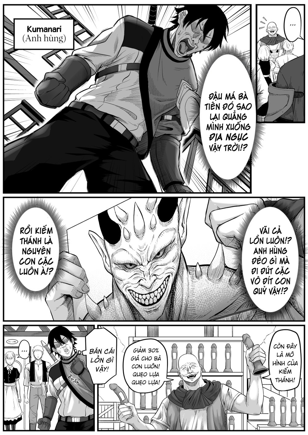 Lỗ Hậu Phiêu lưu ký ở một thế giới khác-Elf Edi... - Phan 1 Hoac La Oneshot Idk - 10