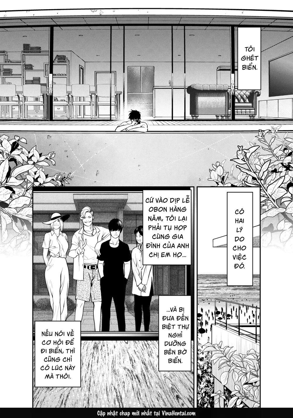 Ở nhà nghỉ bãi biển cùng dì - Oneshot - 4