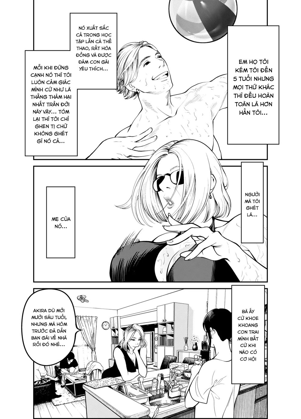 Oba-san to Uminoya de - Chap 1 - 3