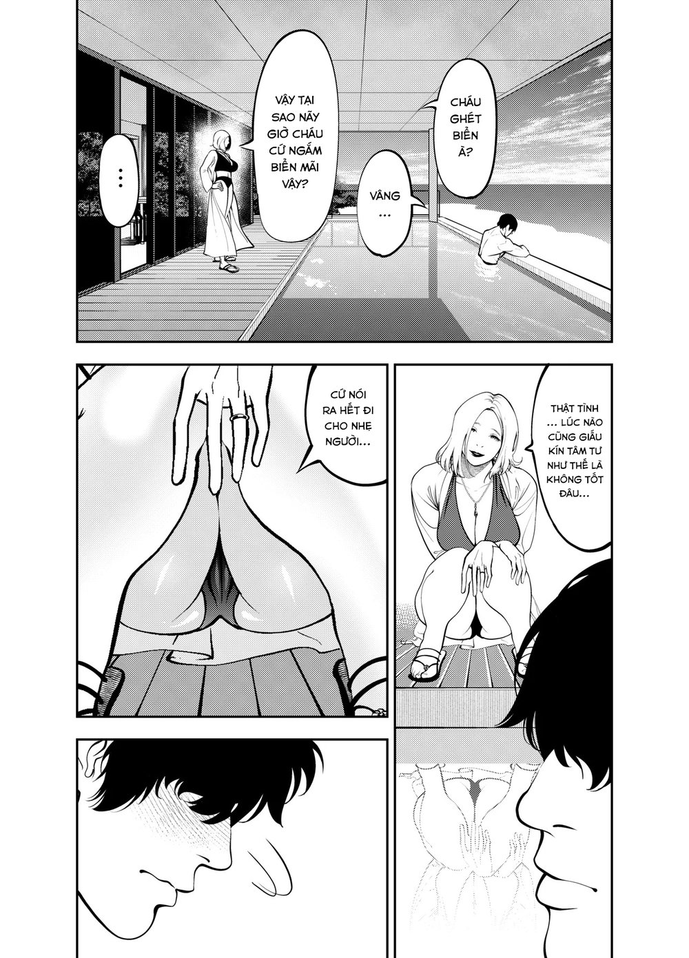 Oba-san to Uminoya de - Chap 1 - 7
