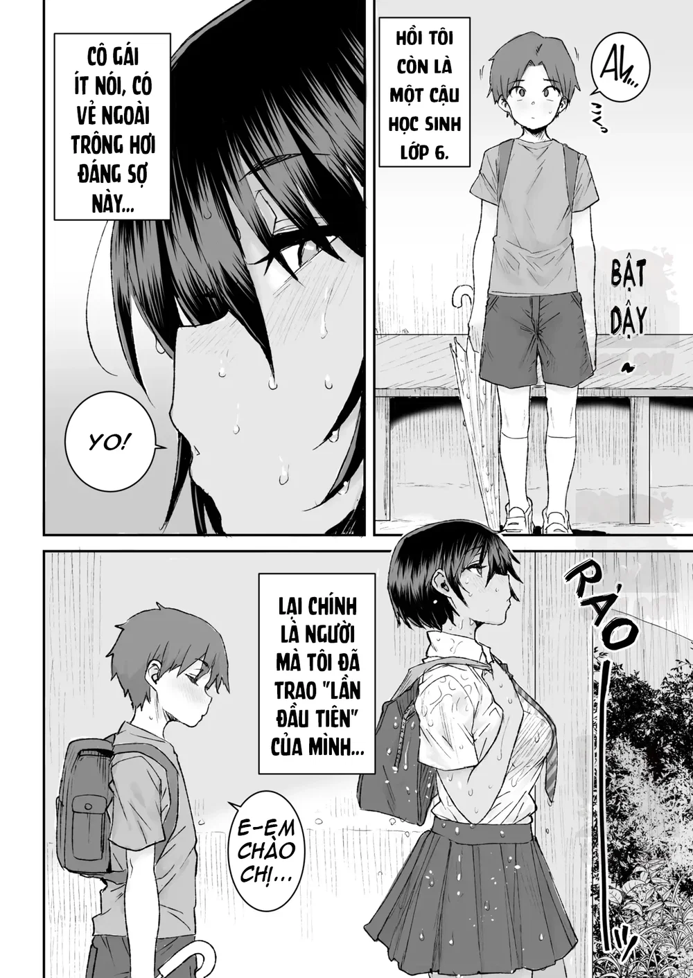 Lần Đầu Với Một Chị Gái Tomboy - Chap 1 - 3