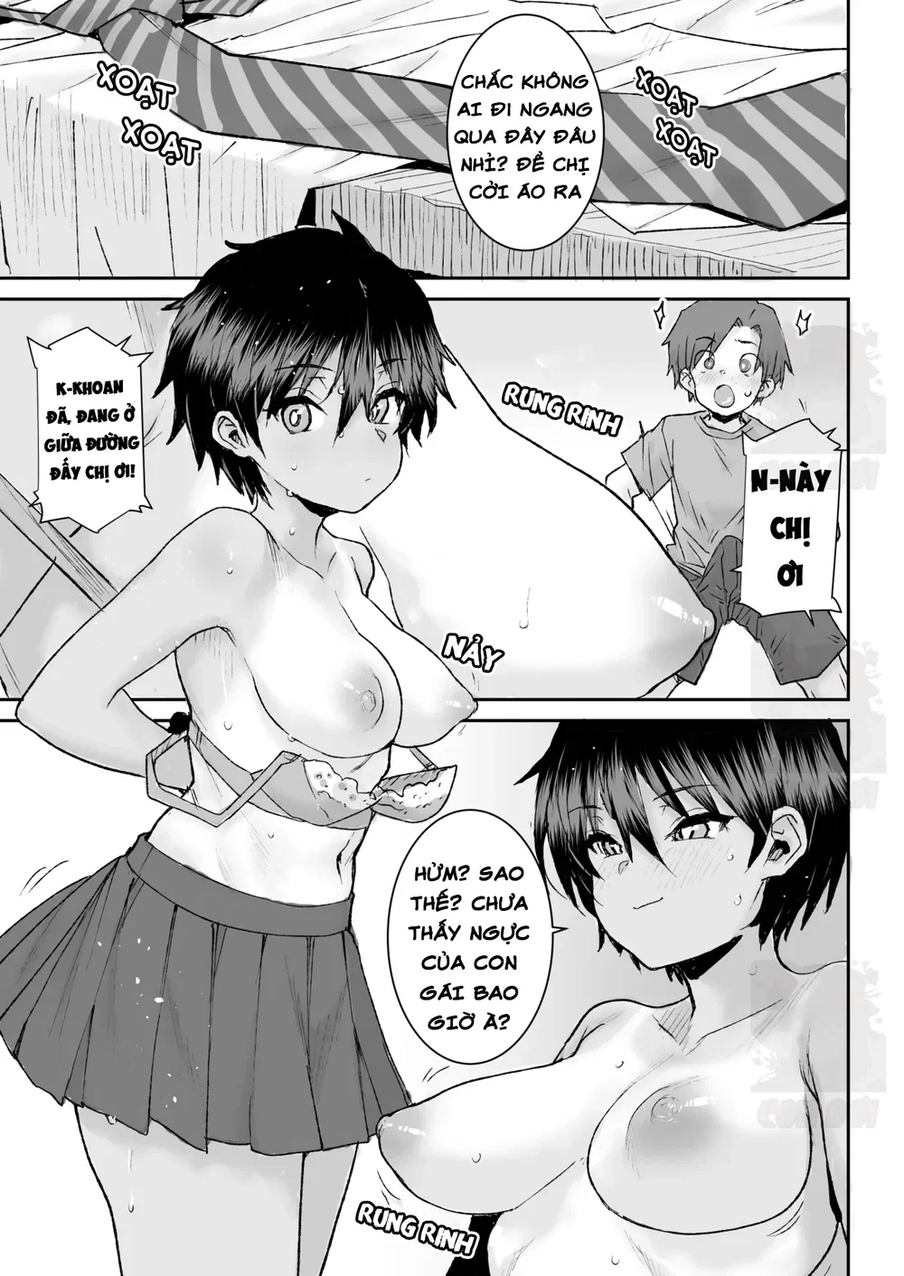 Lần Đầu Với Một Chị Gái Tomboy - Chap 1 - 8
