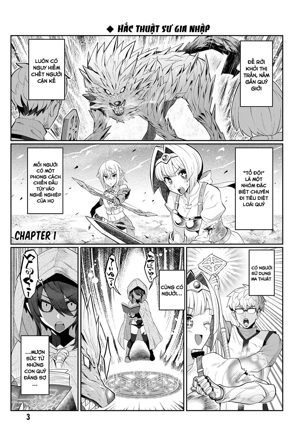 Hẹn hò cùng hắc thuật sư - Chap 1 - 6