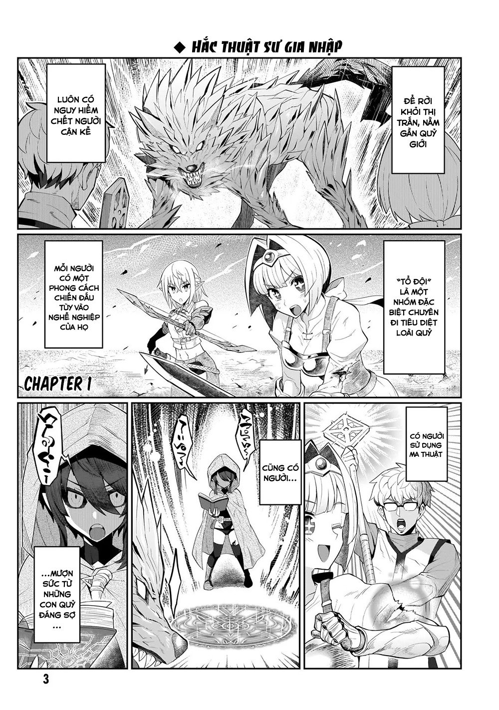 Hẹn hò cùng hắc thuật sư - Chap 1 - 6