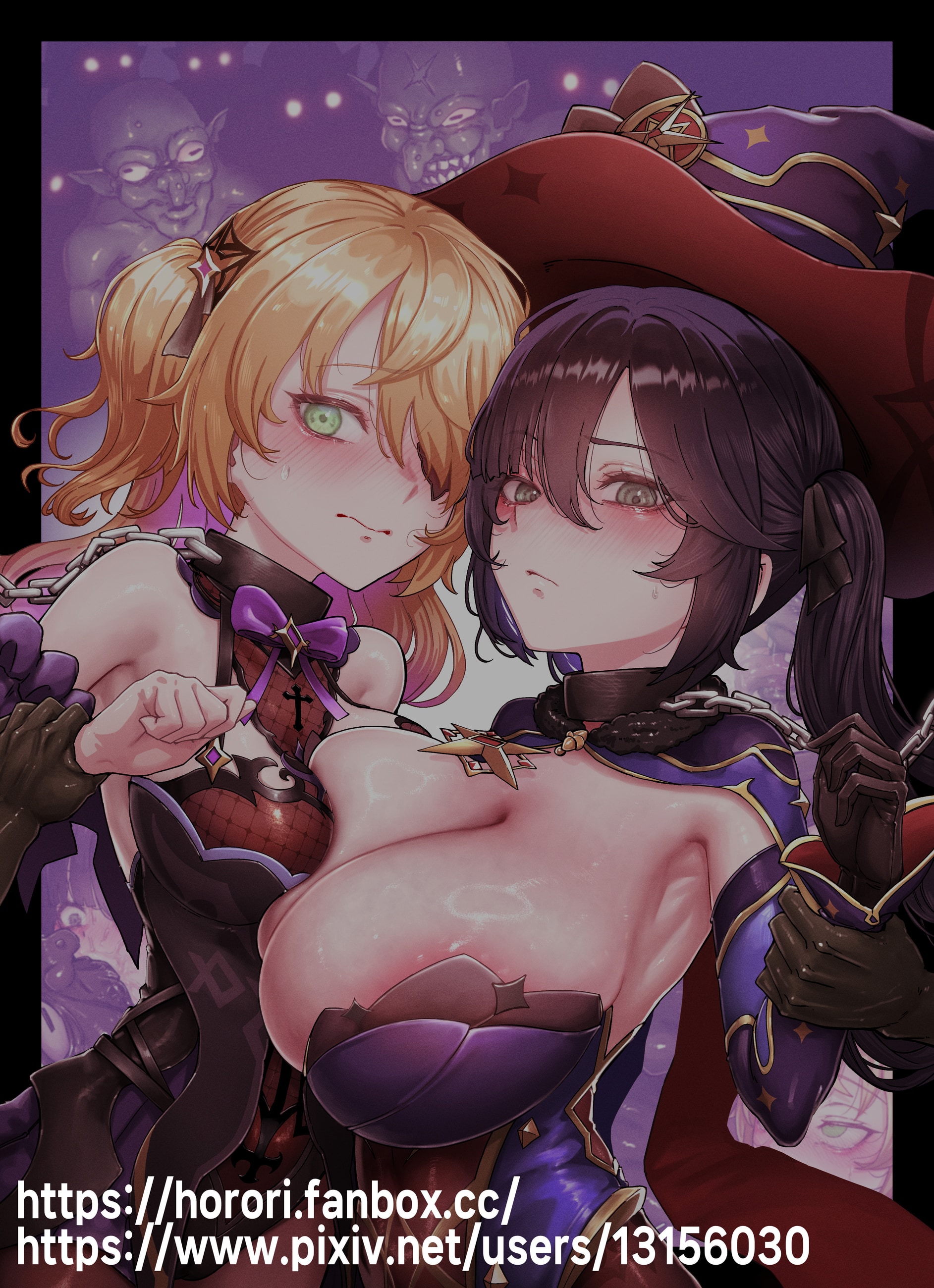 Teyvat Gravure #10: Mona & Fischl Goblin Impact - Chap 1 - 18