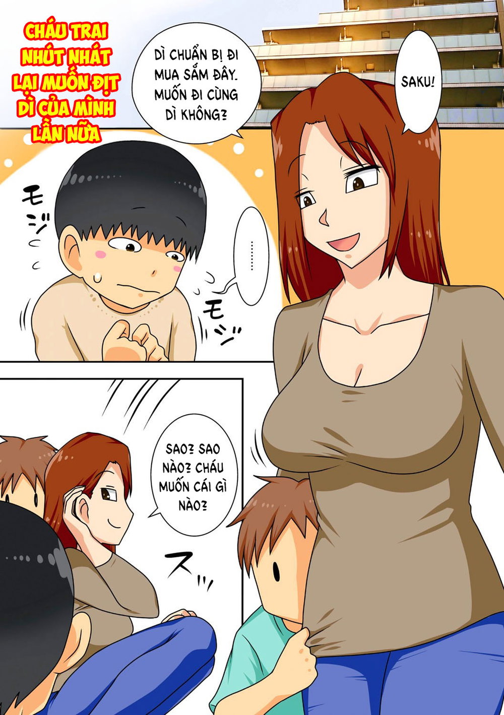 Cháu trai nhút nhát, đụ nát lồn dì! - Chap 1 - 2