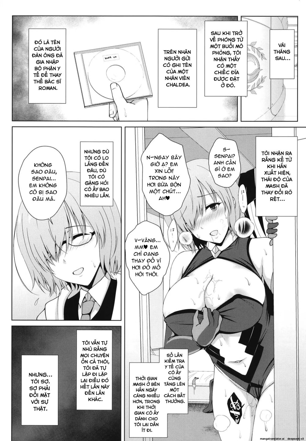 Báo cáo huấn luyện NTR của Mash kyrielight - Chap 1 - 6