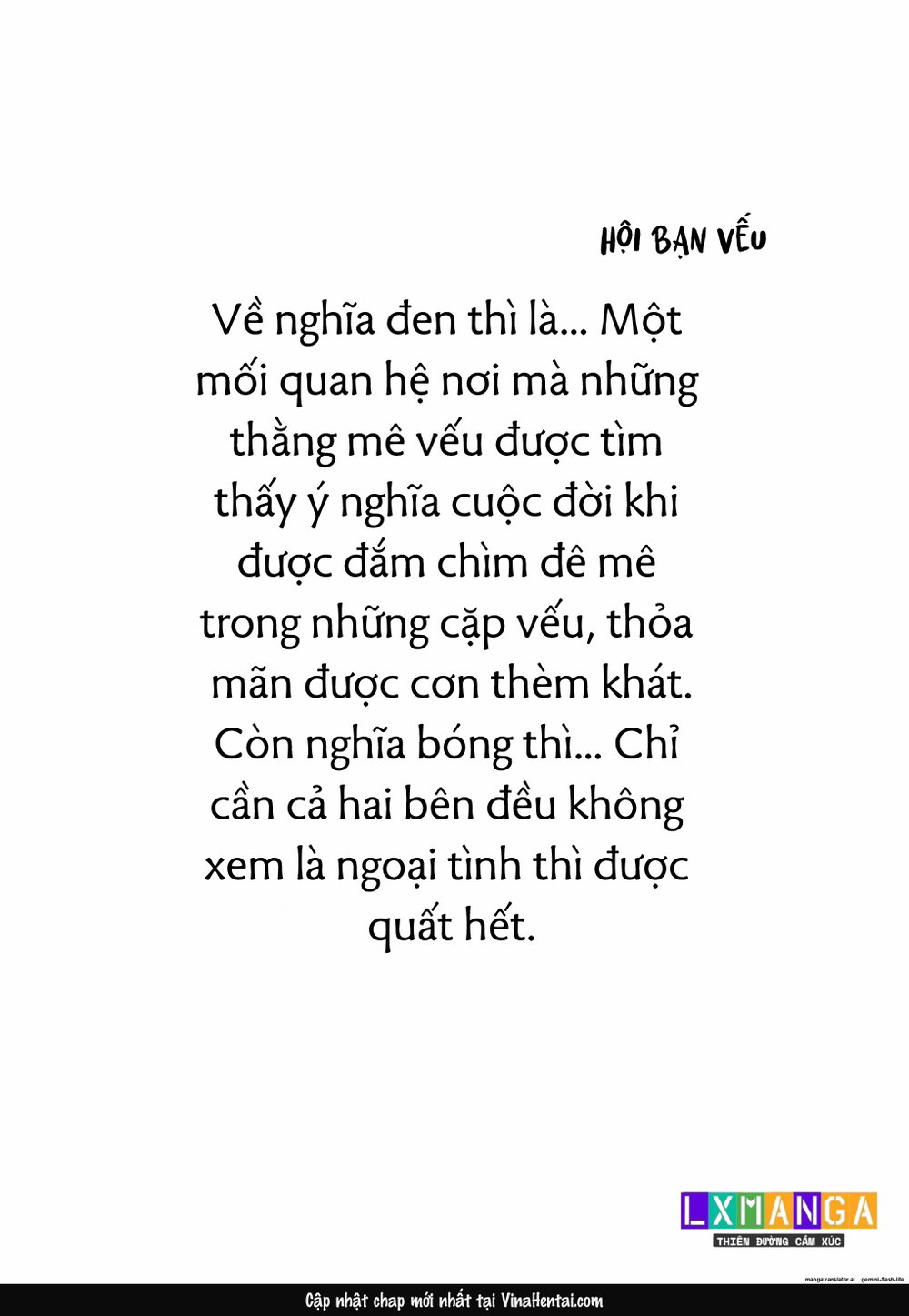 Trên tình bạn là tình địt! - Chap 1 - 4