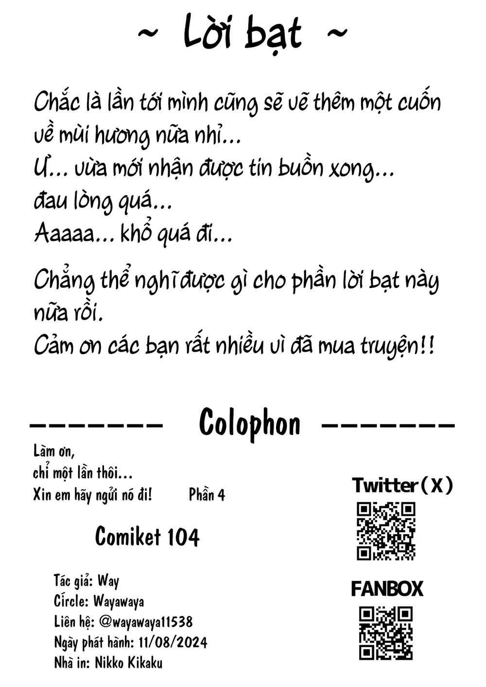Làm ơn, chỉ một lần thôi... Xin em hãy ngửi nó đi! - Chap 3 - 19