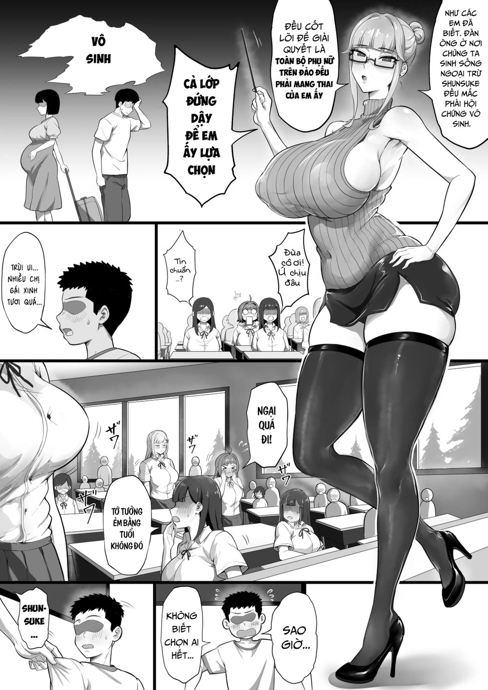ED shika umarenai shima de yuiitsu no zetsurin - Chap 2 - 6