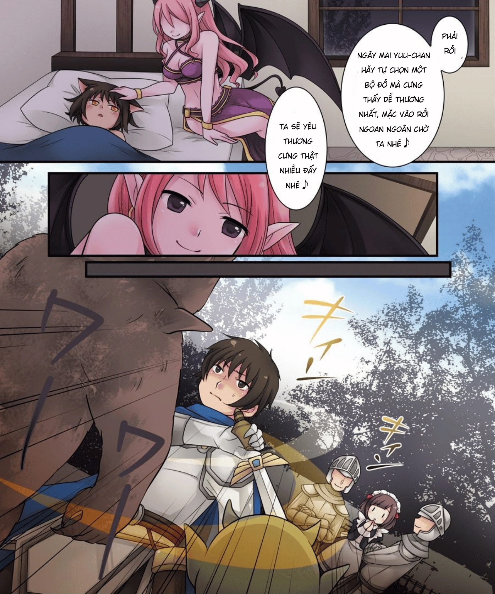 Hiru wa Yuusha Yoru wa Mamono Musume - Chap 1 - 18
