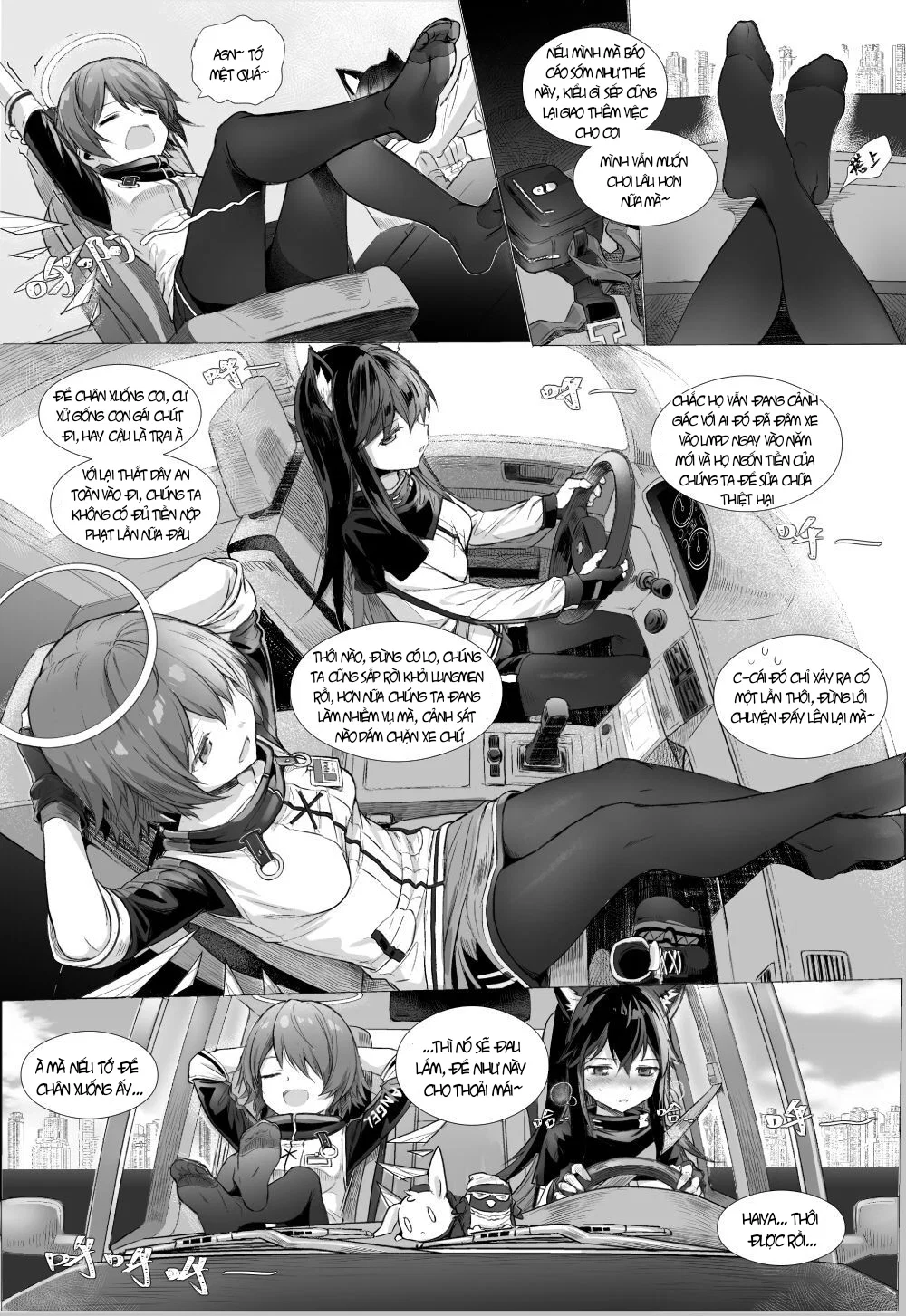 Exusiai x Texas - Oneshot nổ ô tô - 5 Exusiai x Texas - Oneshot nổ ô tô - 5