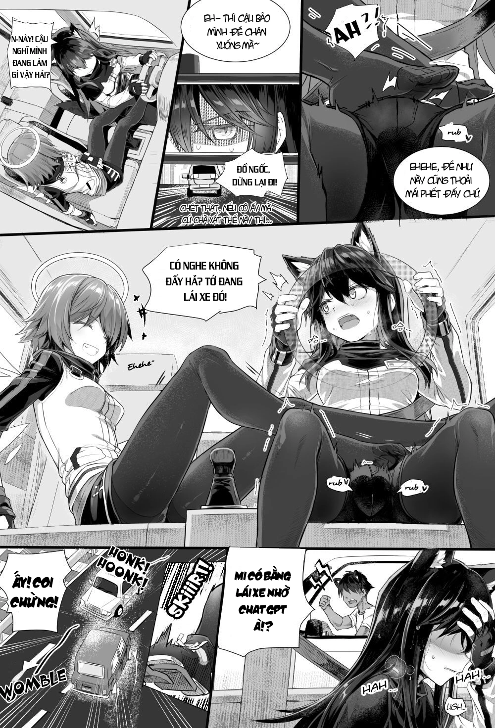 Exusiai x Texas - Oneshot nổ ô tô - 6