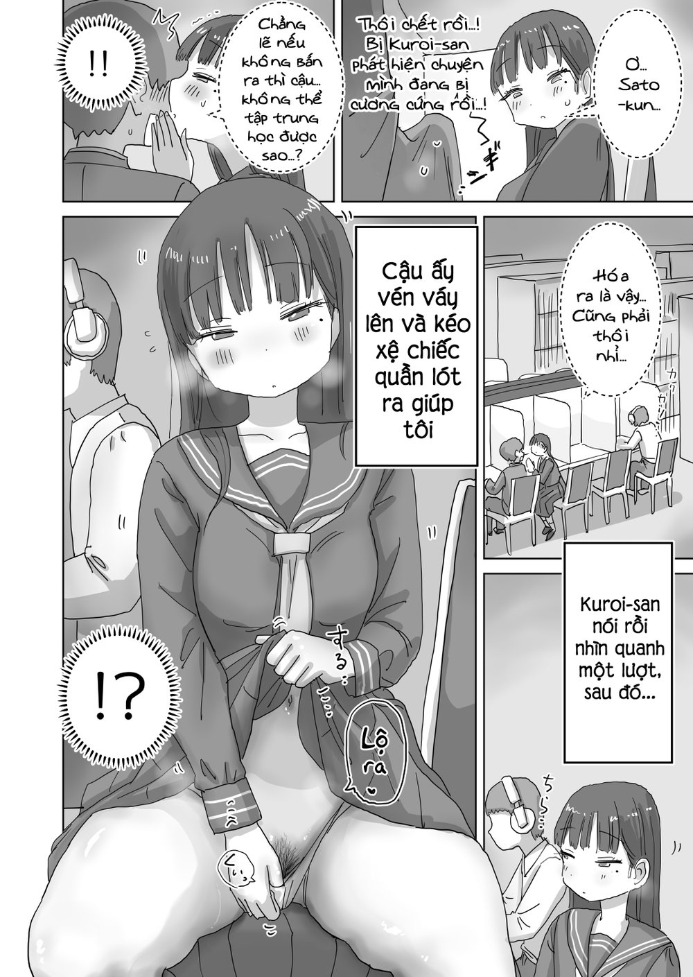 Lén lút xuất tinh trên tàu điện ngầm - Chap 3 - 9