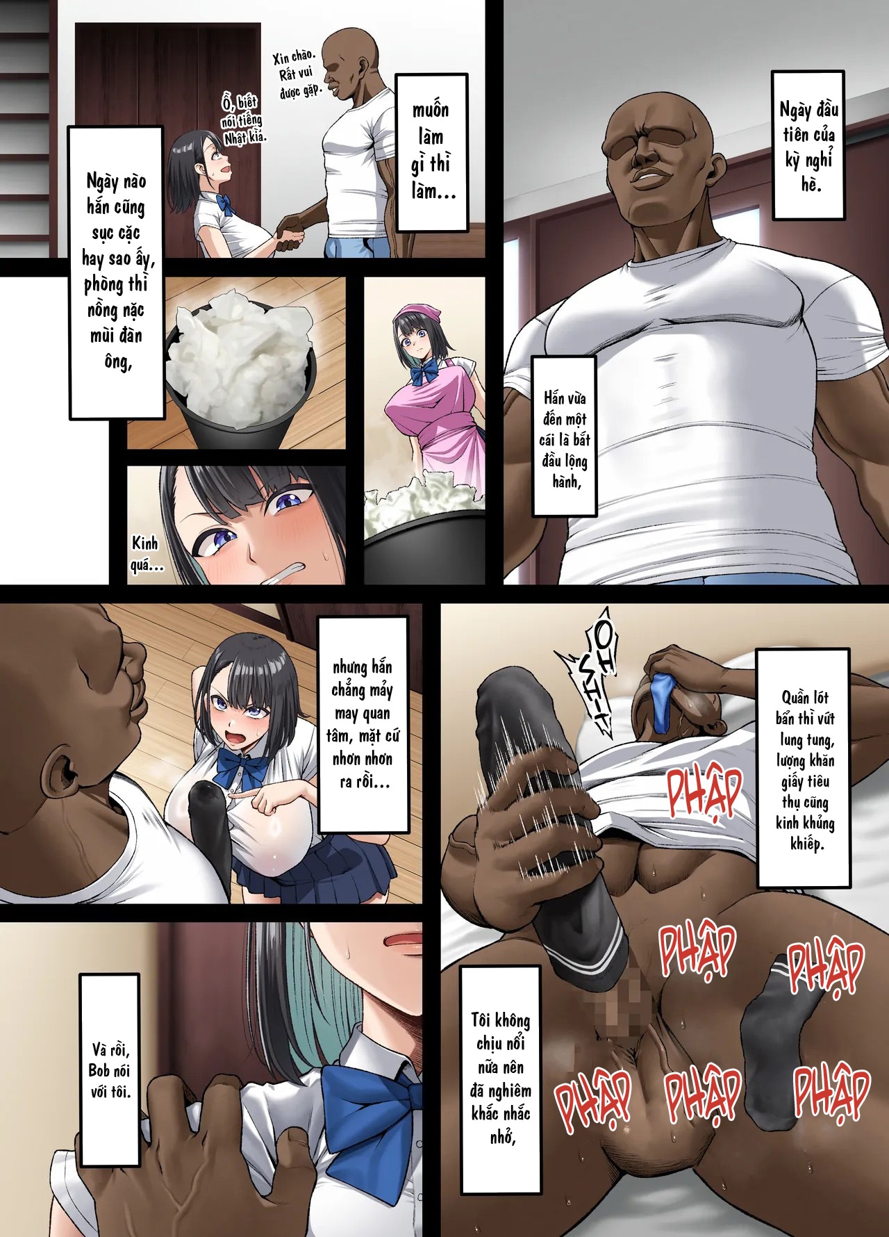 Homestay-chuu no Kokujin Chinpo ni Kanojo ga Me... - Siu Pham - 10