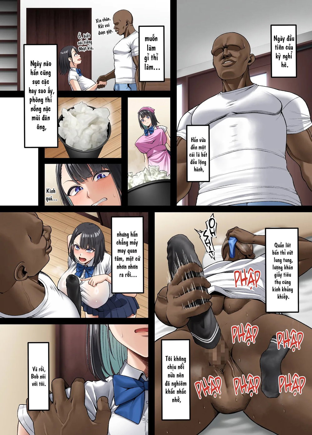 Homestay-chuu no Kokujin Chinpo ni Kanojo ga Me... - Siu Pham - 10