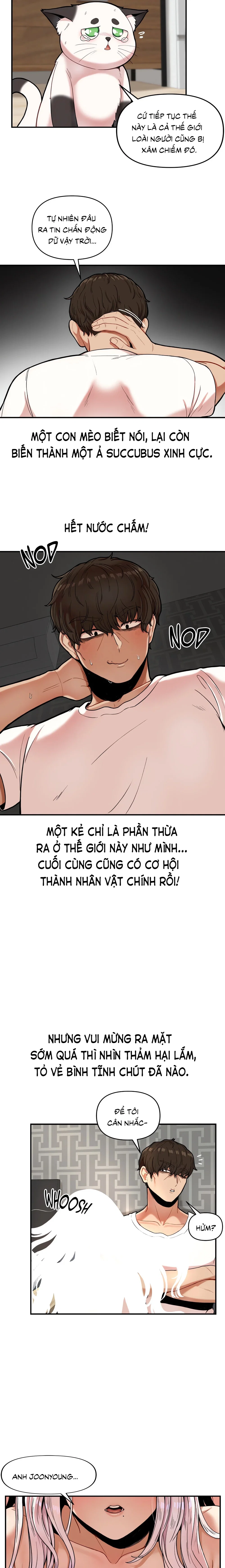 Con Mèo Nhặt Được Hóa Ra Là Succubus!? Tôi nhận... - Chap 1 - 15