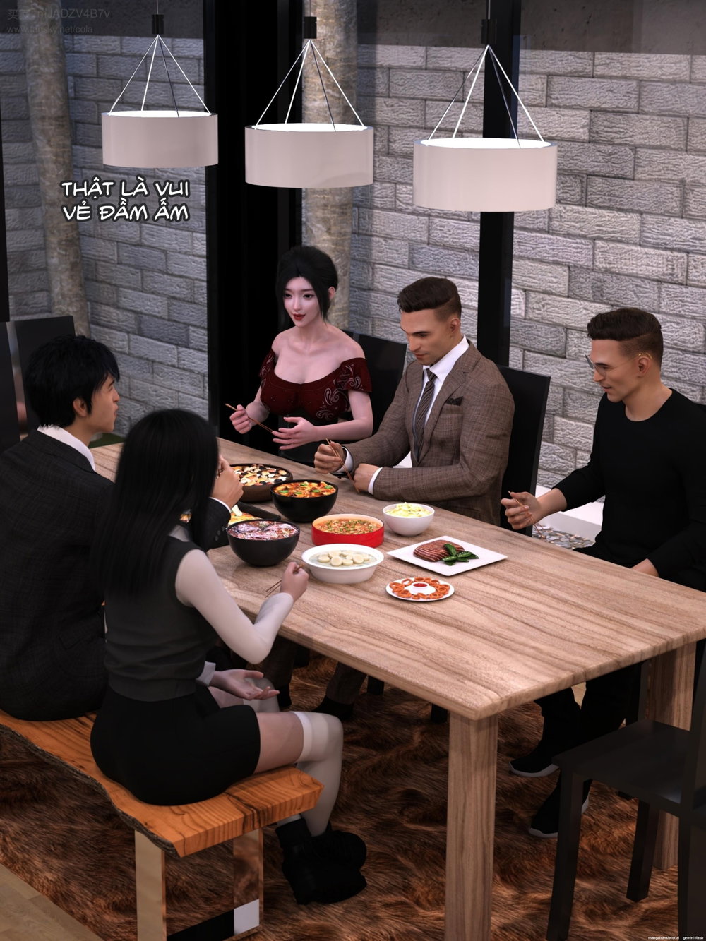 Chăm Sóc Vợ Và Con Gái Thằng Bạn - Chương 8 - 13