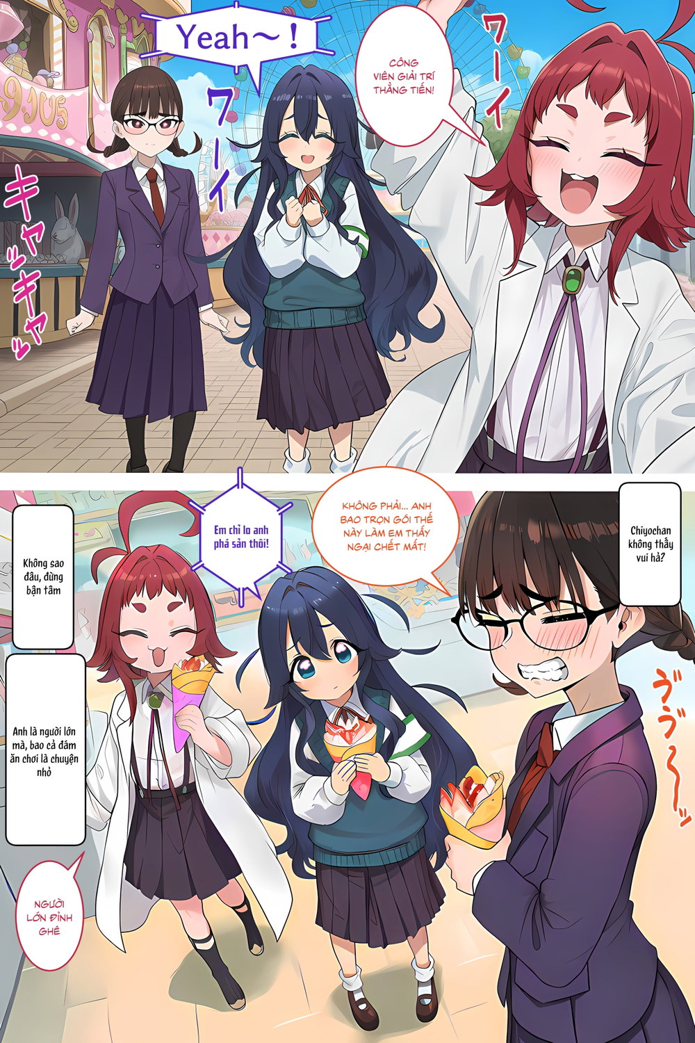 Địt lăn lóc 3 em loli!! - Oneshot - 5