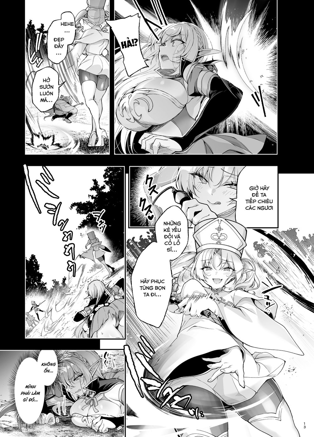 Elf ni Inmon o Tsukeru Hon [エルフに淫紋を付ける本] - Chap 9 - LEVEL: 9 - 12
