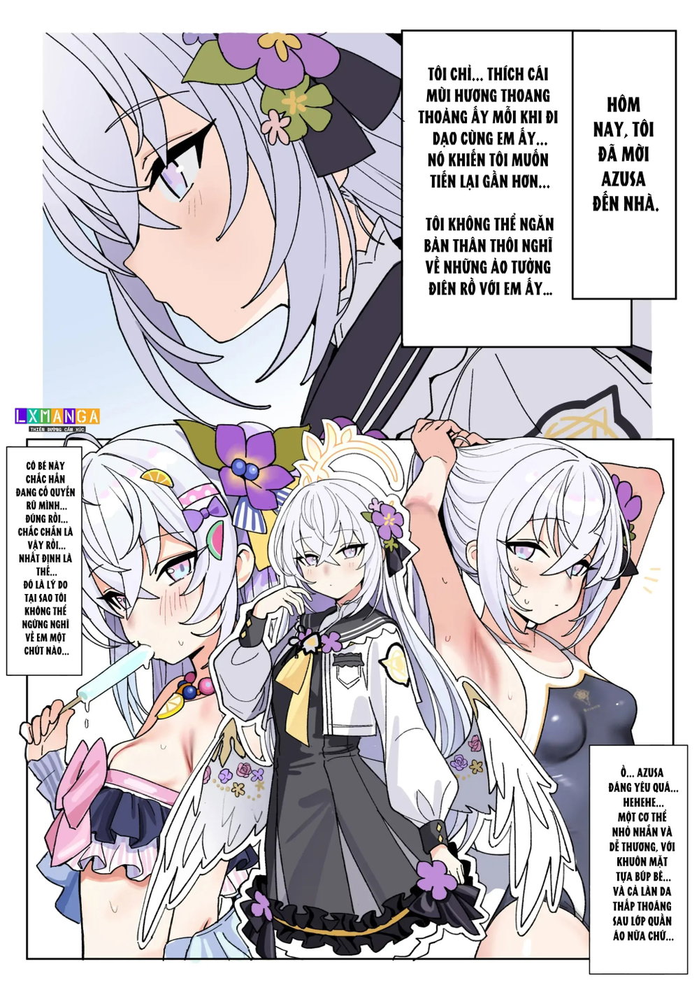 Hakudaku Tenshi to no, Torokeru You na Joukou - Chap 1 - 4