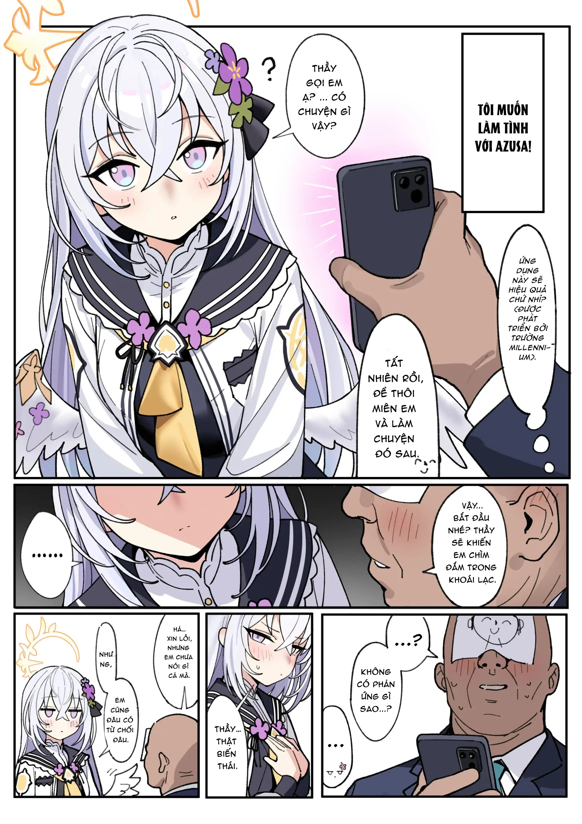 Hakudaku Tenshi to no, Torokeru You na Joukou - Chap 1 - 5