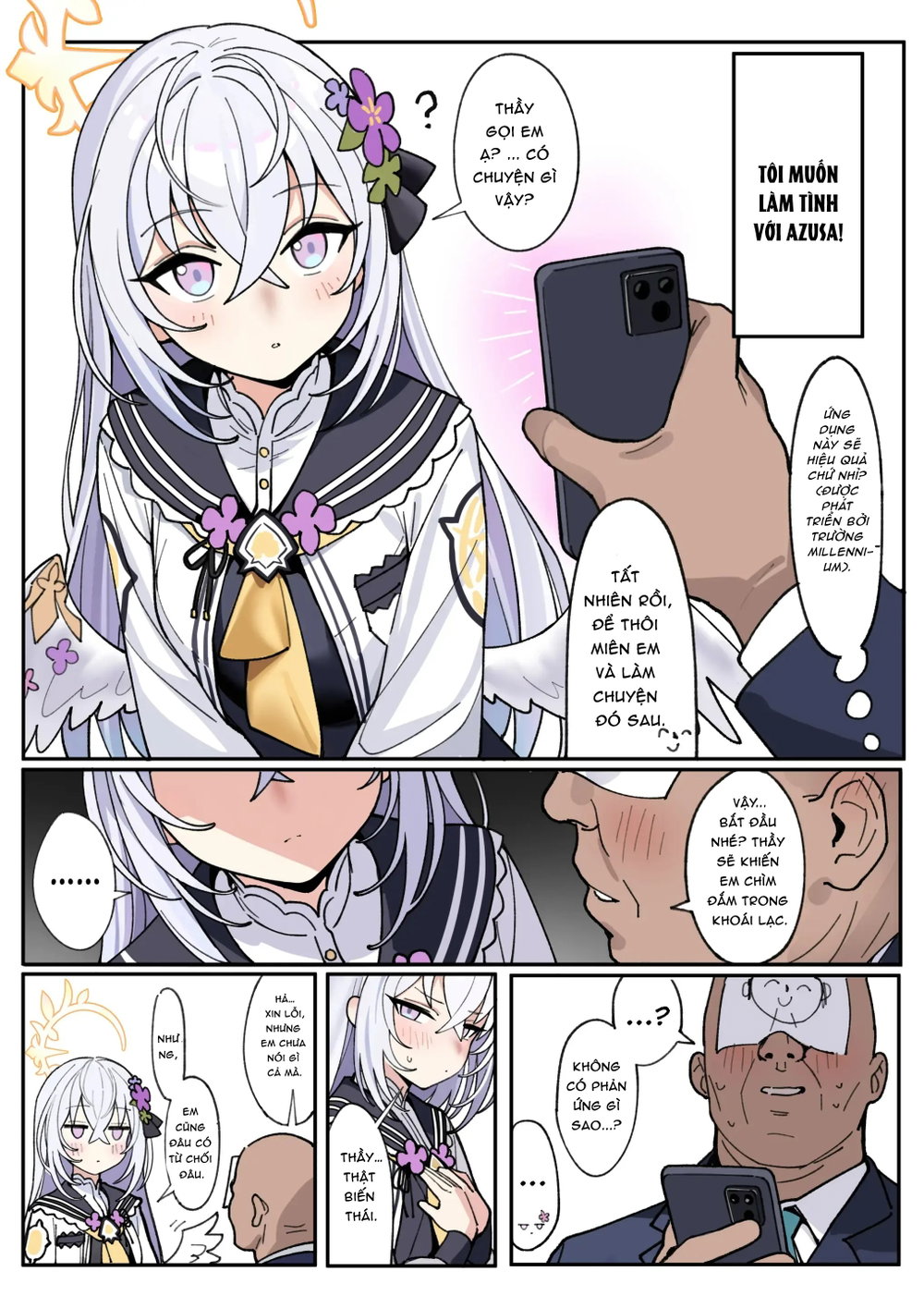 Hakudaku Tenshi to no, Torokeru You na Joukou - Chap 1 - 5