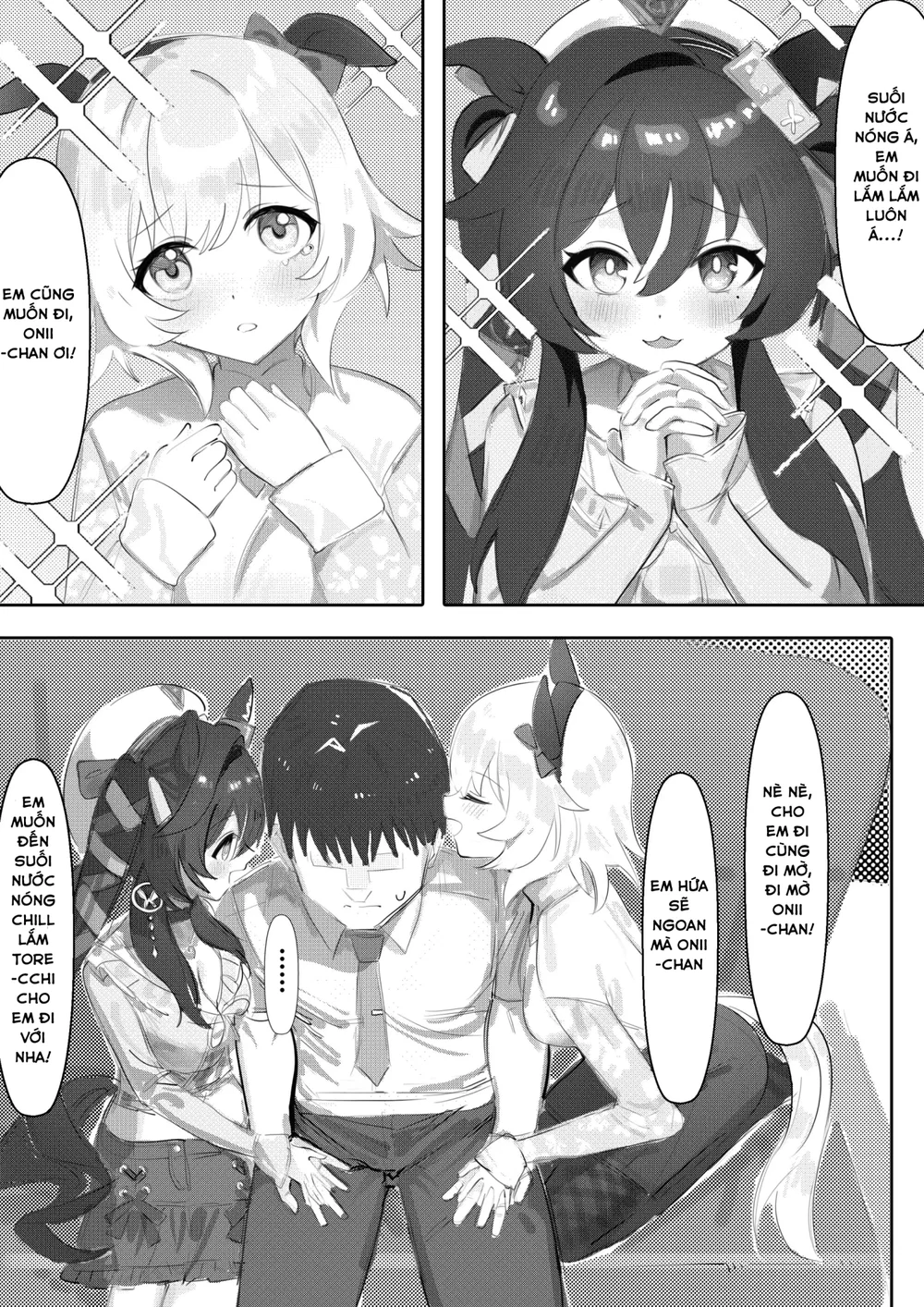 Em gái và em gái và suối nước nóng - Chap 1 - 6