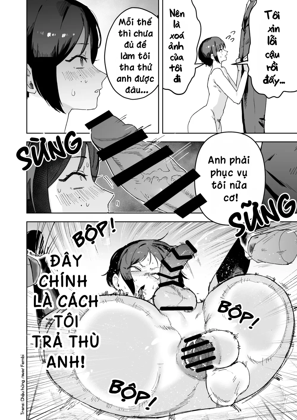 Sếp nam xinh trai hay bắt nạt tôi nơi công sở l... - Chap 1 - 10