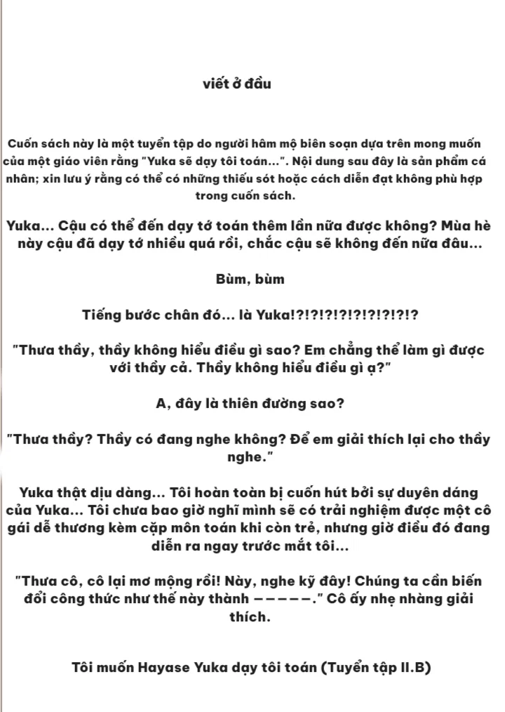 Tôi được Hayase Yuuka dạy kèm môn toán - Chap 1 - 2