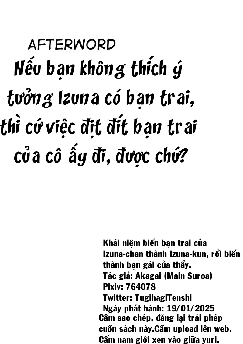 Khái niệm biến bạn trai của Izuna-chan thành Iz... - Chap 1 - 40