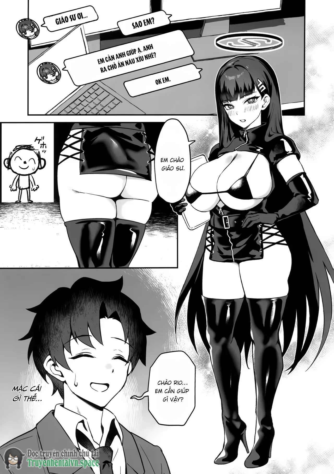 Sensei Onegai Watashi o Basshite Kudasai - Chap 1 - 4