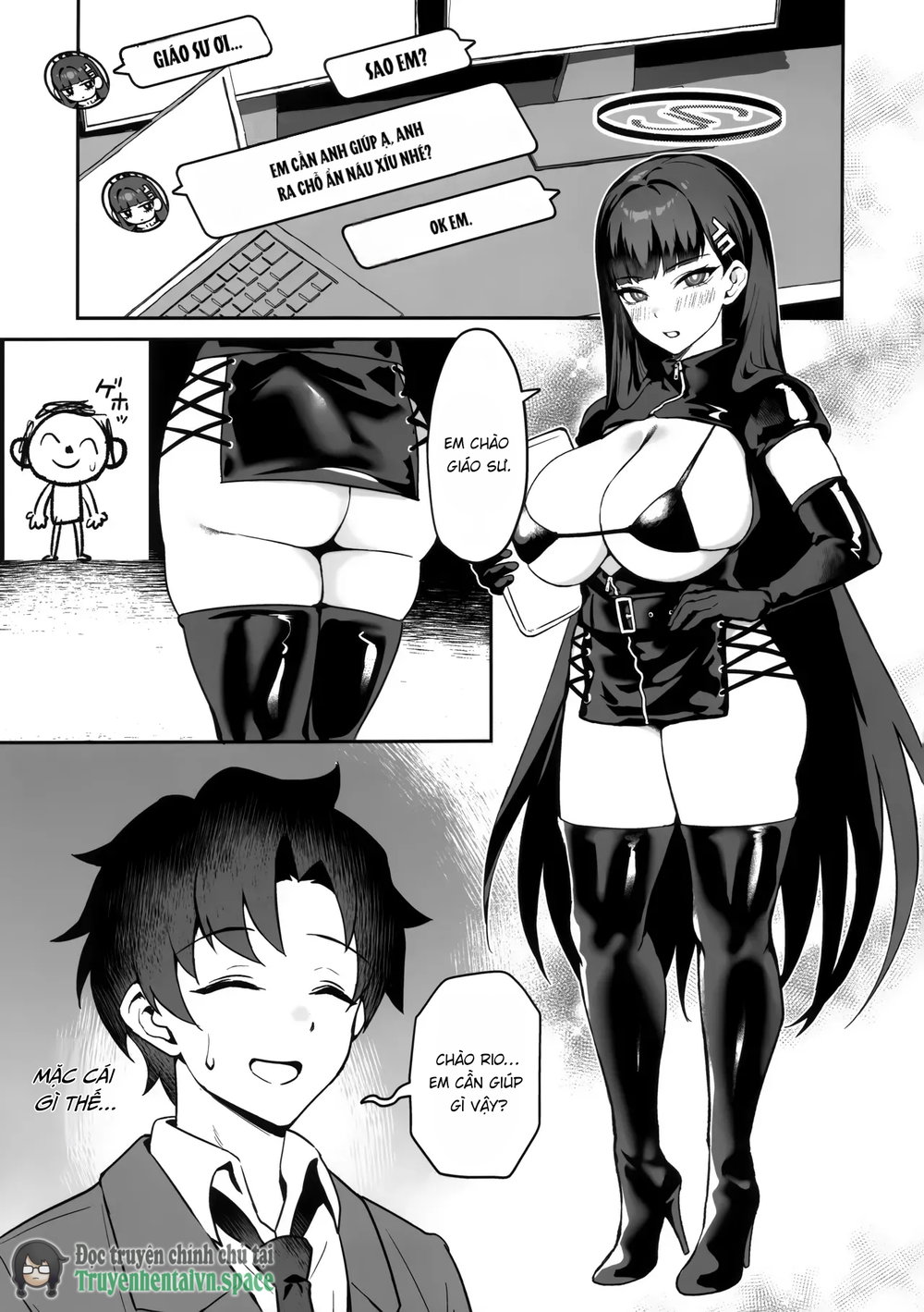 Sensei Onegai Watashi o Basshite Kudasai - Chap 1 - 4
