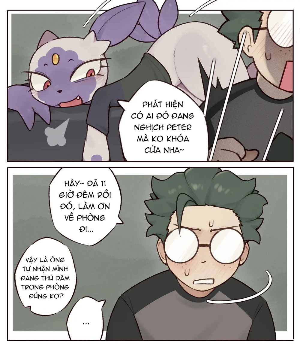 Nhỏ bạn cùng phòng phát hiện tôi nghịch Peter:( - Chap 1 - 3