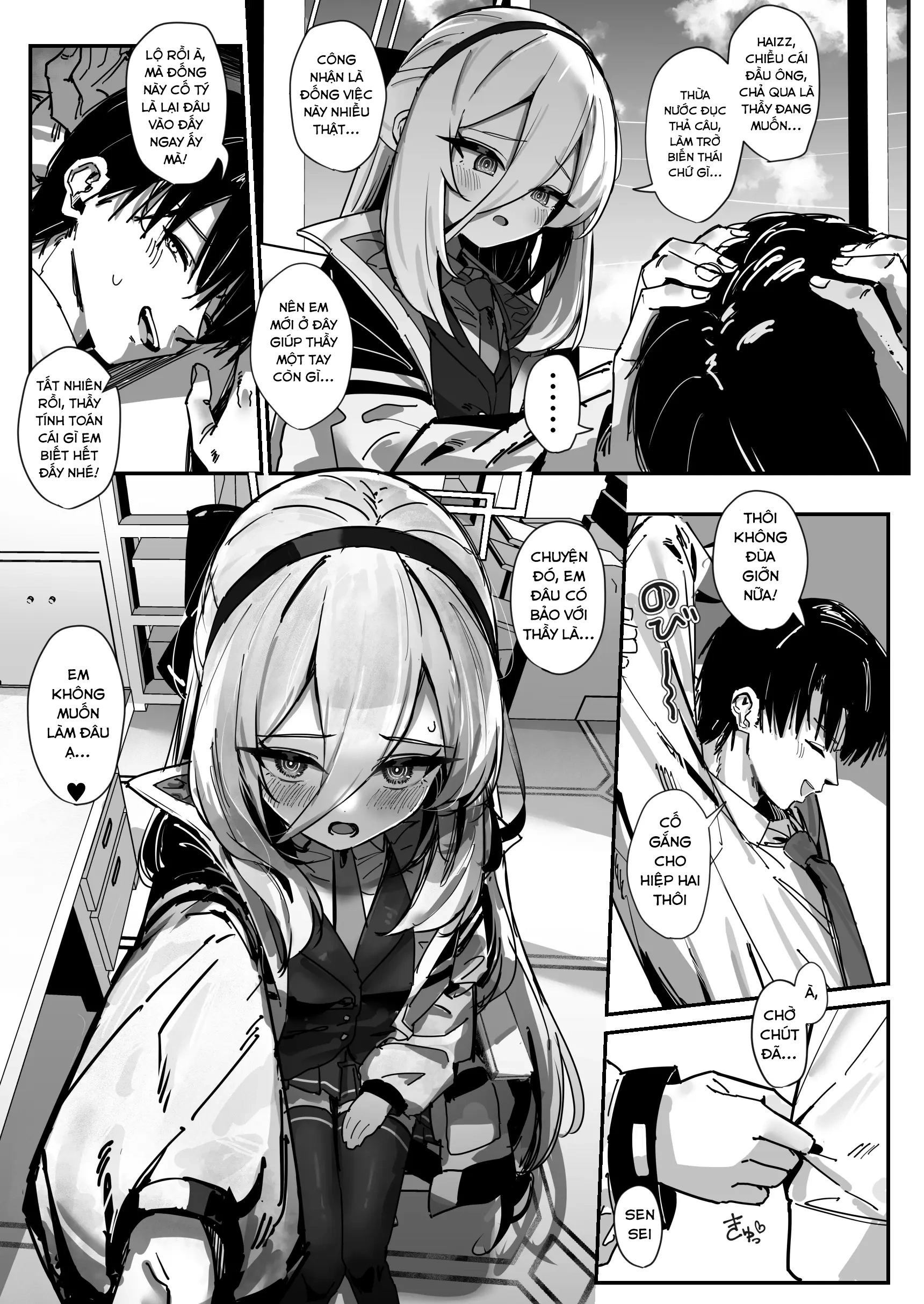 Cái gì, làm tình với thầy á, Tuyệt đối không ba... - Chap 1 - 5