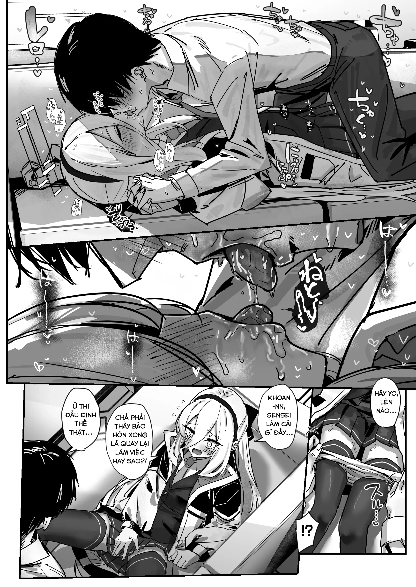 Cái gì, làm tình với thầy á, Tuyệt đối không ba... - Chap 1 - 8